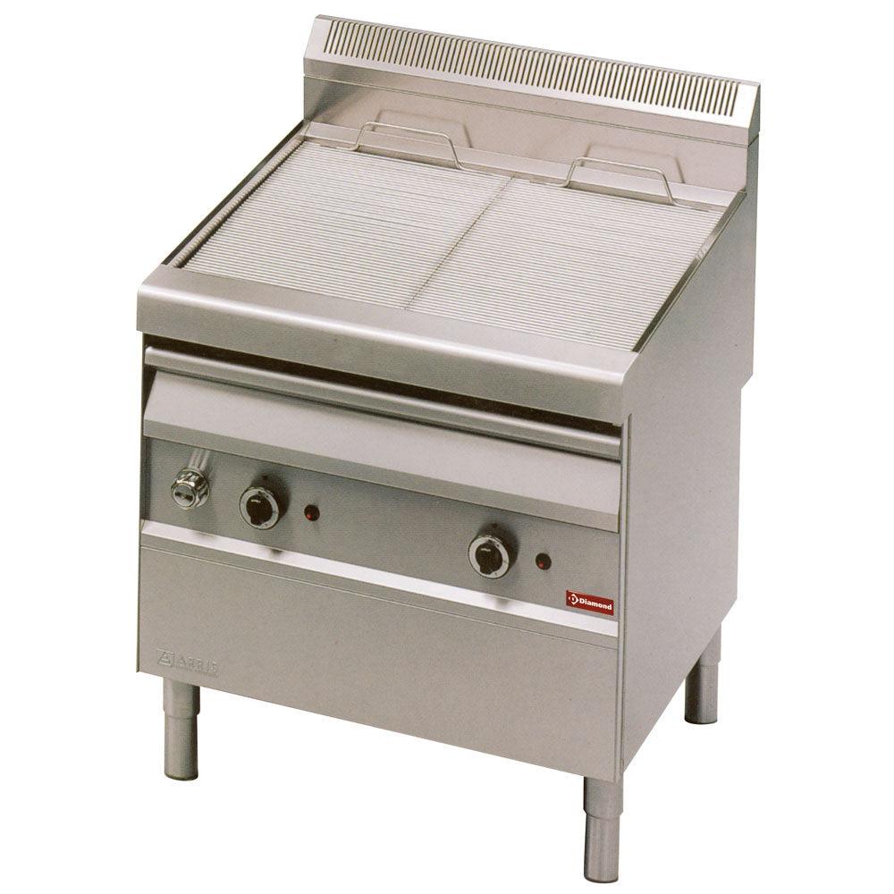 Grill à vapeur à gaz avec grill en forme de « O » -Top-