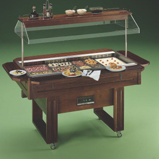 Capacité du buffet réfrigéré 6 GN 1/1