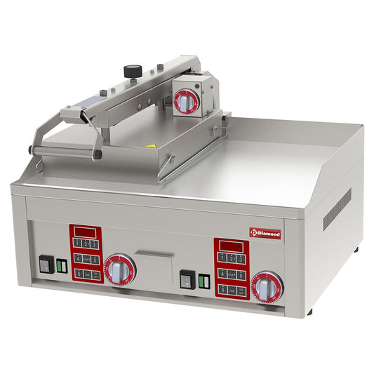 Grill Clam lisse, chromé, 2x 230/1V