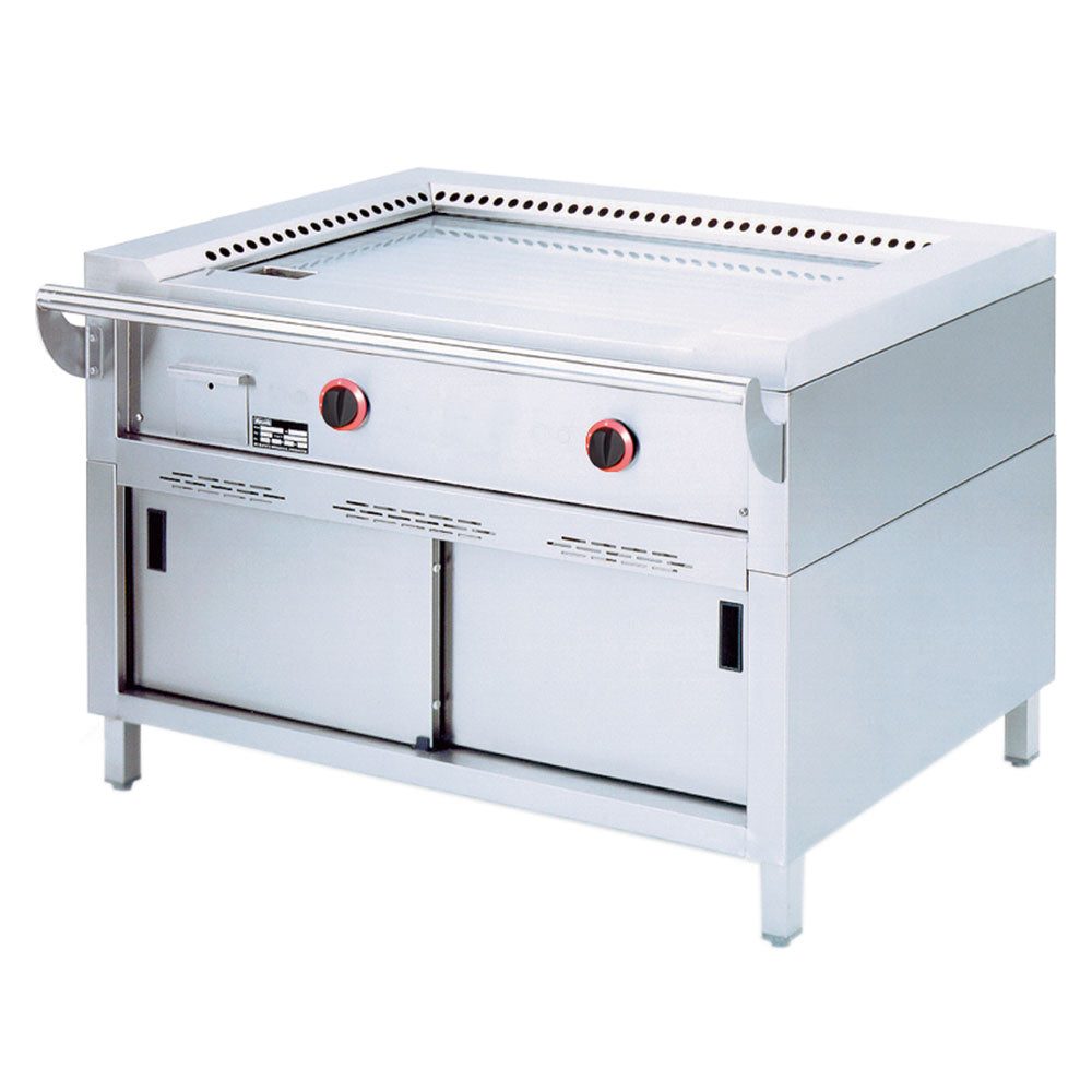 Plaque électrique « Teppanyaki », 3 zones (3x 4,7 kW), pour la table -Plateau-