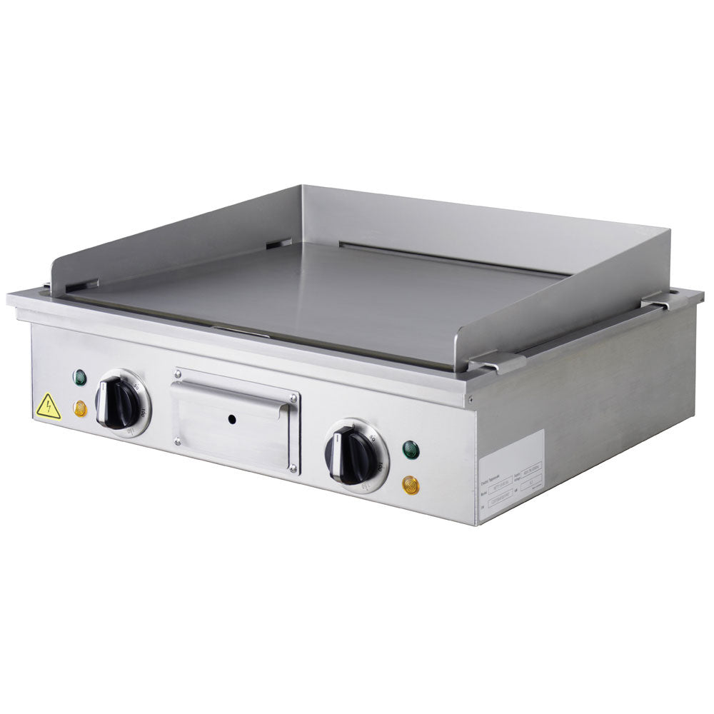 Plaque électrique « Teppanyaki », 2 zones (2x 2,7 kW), pour la table