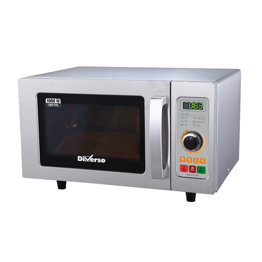 Micro-ondes en acier inoxydable, 1000 W. (25 Lt), numérique