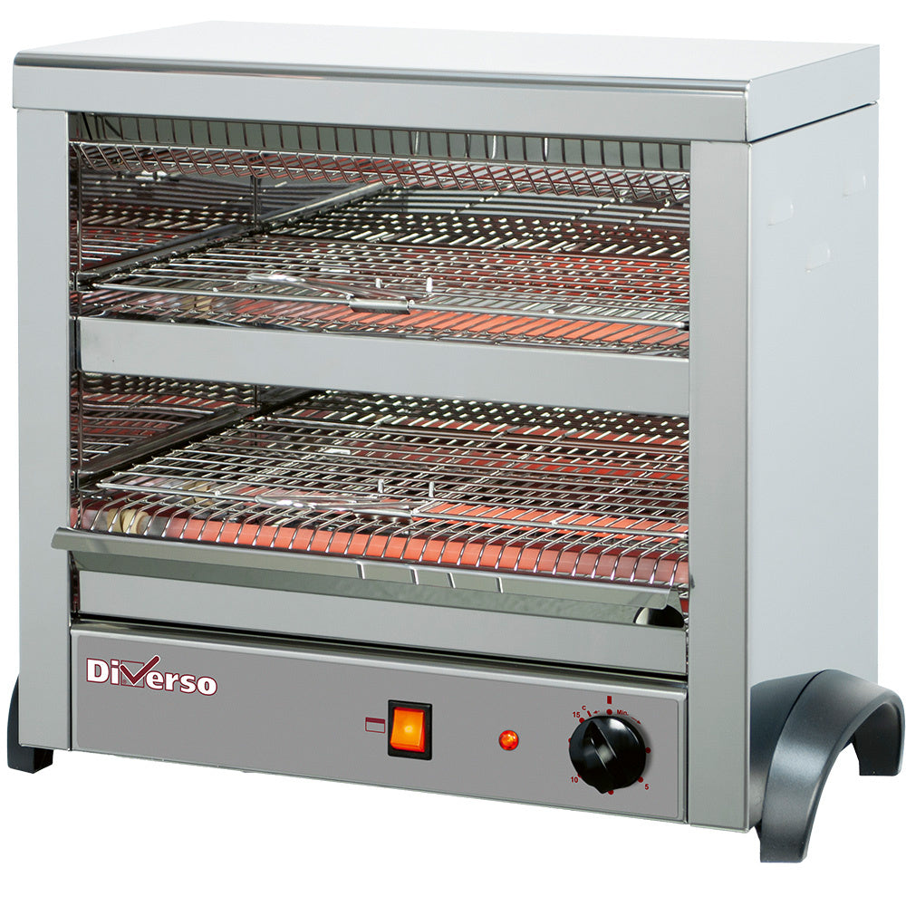 Cuisinière à gaz 4 brûleurs, four électrique à convection GN 1/1