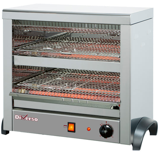 Cuisinière à gaz 4 brûleurs, four électrique à convection GN 1/1
