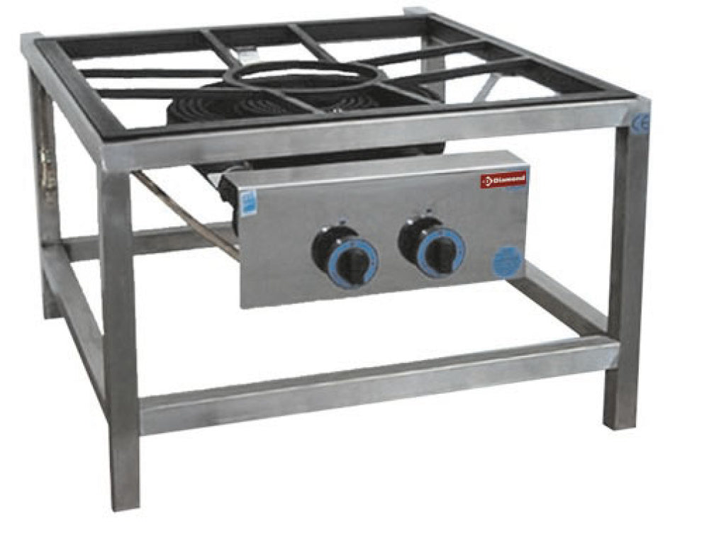 Paella de plaque à gaz de table, diamètre 450 (27,2 kW)