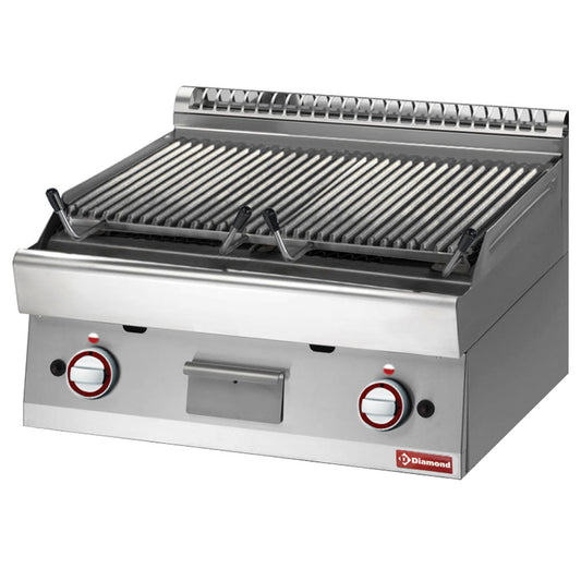 Barbecue en pierre lave - module 1/1, grill de cuisson « Z »