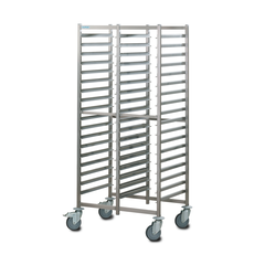 Chariots à vaisselle pour la cuisine double pour plateaux 37x53cm - PIMAK - MB-152C