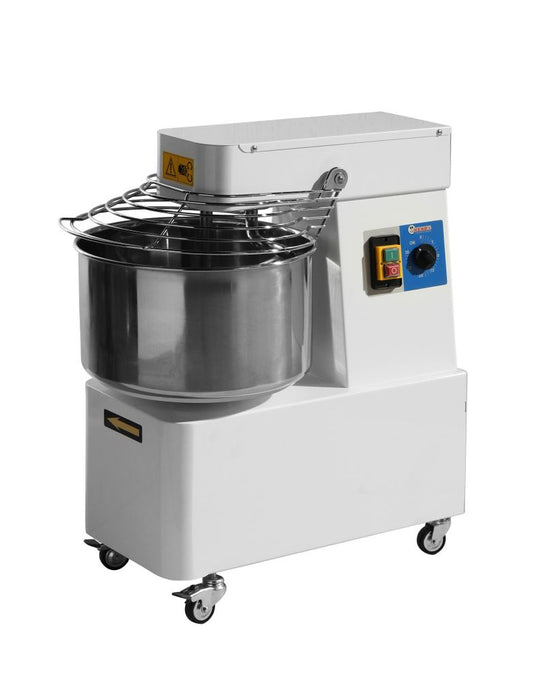 Pétrin à spirale avec tête fixe et cuve , HENDI, 88 kg/h, 32L, 230V/1100W, 431x740x(H)804mm