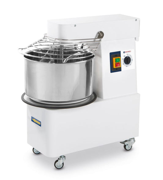 Pétrin à spirale avec tête fixe et cuve, HENDI, 35 kg/h, 10L, 230V/370W, 240x590x(H)575mm