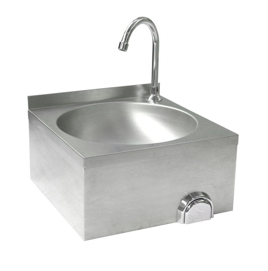 Lave-mains avec commande genou, HENDI, 400x400x(H)450mm