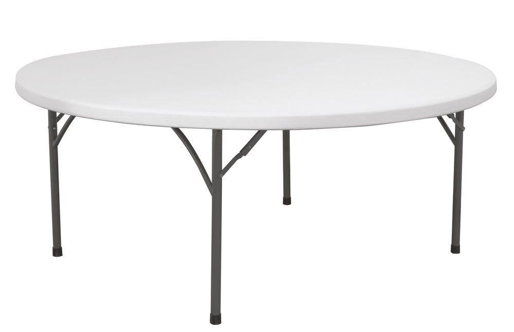 Table de buffet rond pliable, HENDI, charge max; 250 kg., ⌀1800x(H)740mm