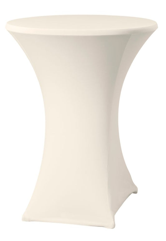 Housse pour table haute ø80-85 cm, HENDI, 810958, Crème, ⌀850x(H)1150mm