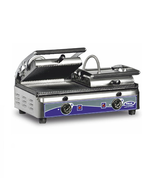 Grill panini ELECTRIQUE 20 tranches double clapet - PIMAK - M071-2