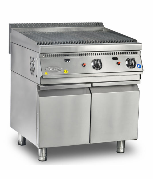 Grill à pierre de lave 85cm à GAZ sur coffre - PIMAK -  LT3/90SD-M170-3