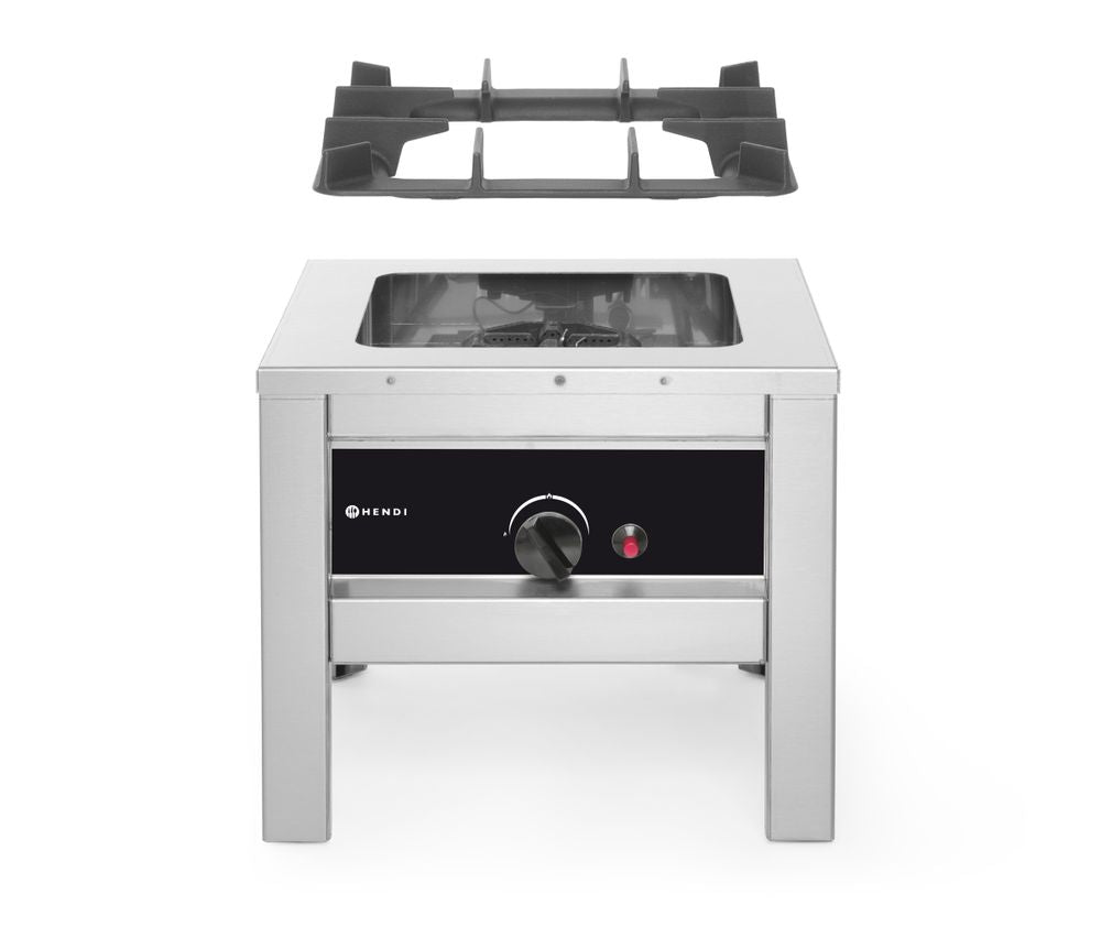 Réchaud à gaz Profi Line, HENDI, Profi Line, 6,7kW, 425x425x(H)400mm