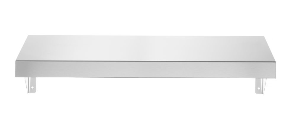 Tablette arrière pour barbecue Green Fire, HENDI, paroi arrière, 650x298x(H)160mm