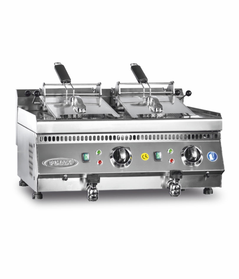 Friteuse   12 + 12L à poser ELECTRIQUE - PIMAK -  70SE-M073-1
