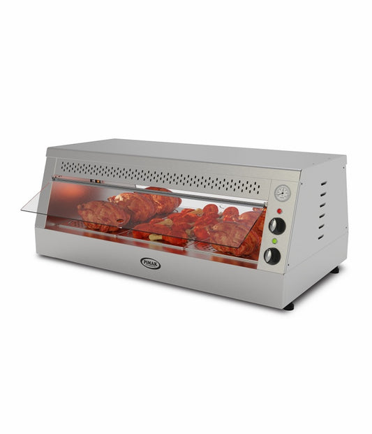 Vitrine de maintien chaud poulet frit 1 étage 3x GN 1/1 - PIMAK -  M00-T.4