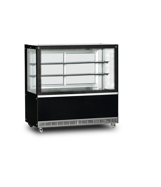 Vitrine droite d'exposition réfrigéré sur roulettes 160cm DAMPAK -  22P0F6D-SO