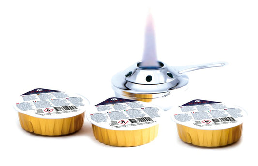 Pâte combustible dans boîtes jetables - 3 pièces, HENDI, 3 u