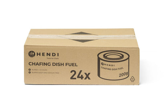 Pâte combustible pour chafing dish en boîte, HENDI, 24 u