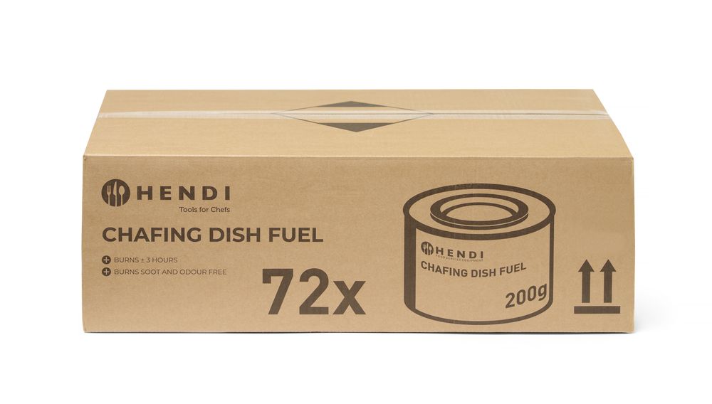 Pâte combustible pour chafing dish en boîte, HENDI, 72 u