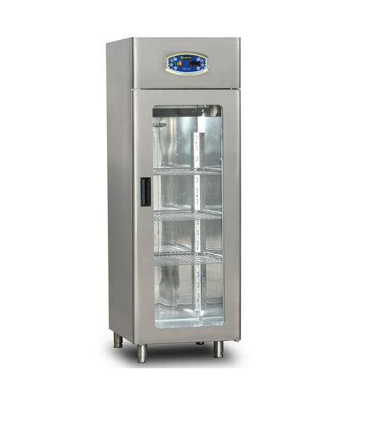 Armoire 1 porte vitrée positive 700L - DAMPAK -  22DBF1C-GN