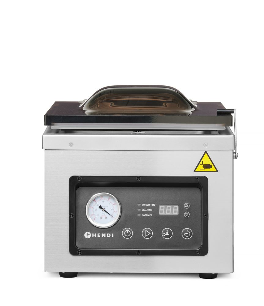 Machine à emballer sous vide avec chambre Profi Line 300, HENDI, Profi Line, bande de soudure 300 mm, 230V/950W, 367x425x(H)364mm