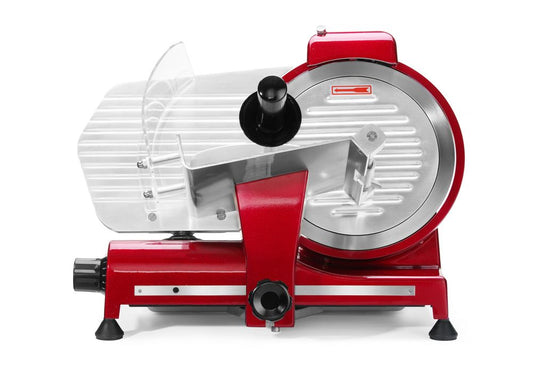 Trancheuse Profi Line 250 version rouge, HENDI, Profi Line, 220-240V/320W, 514x484x(H)373mm