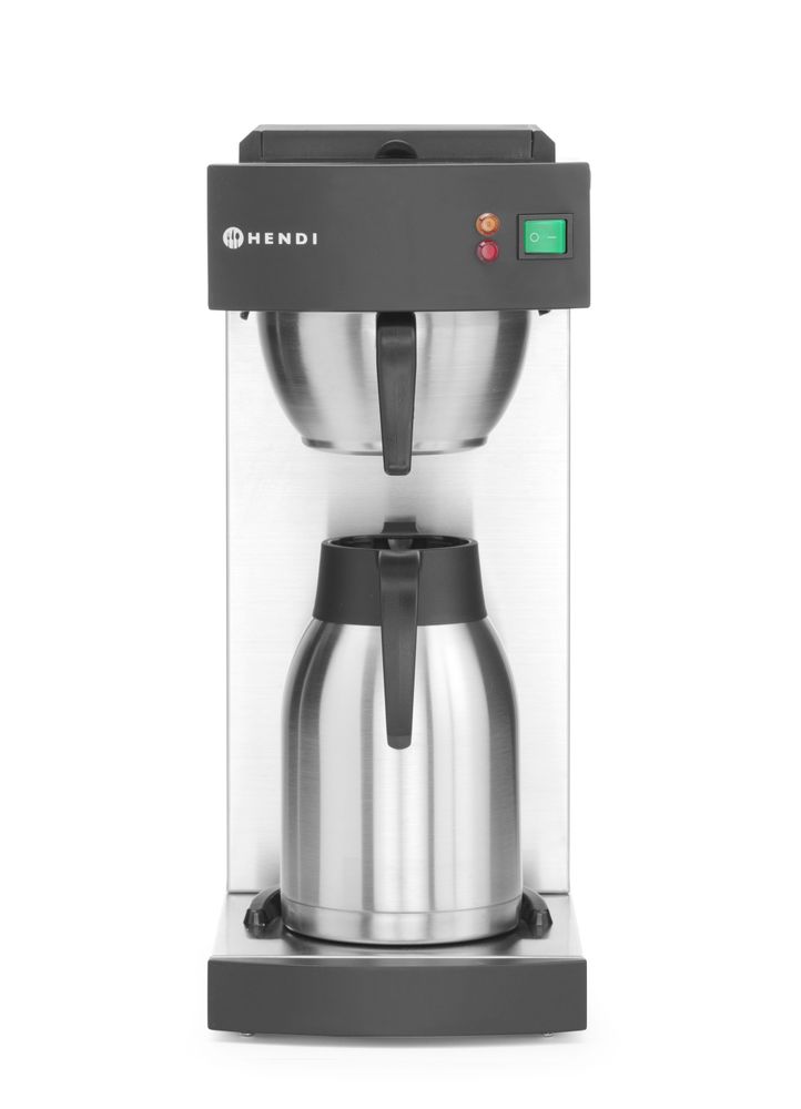 Machine à café filtre, HENDI, 2L, 220-240V/1400W, 215x410x(H)520mm