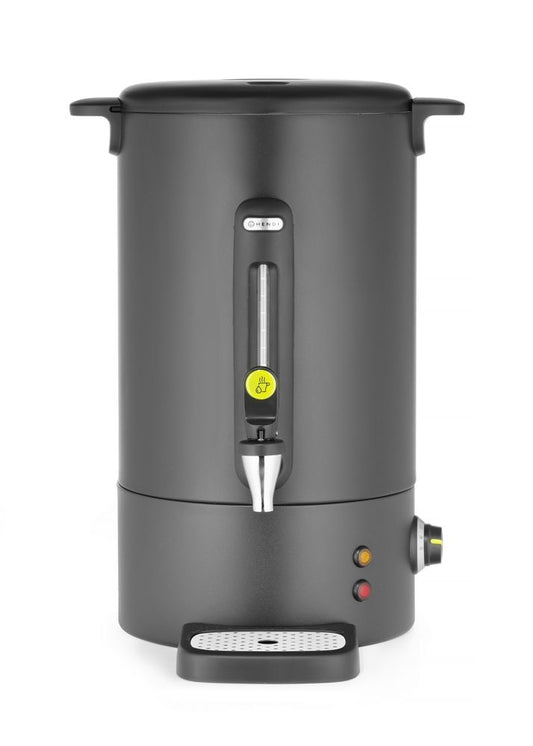 Distributeur à boissons chaudes noir mat – Design by Bronwasser, HENDI, 16L, Noir, 220-240V/1650W, 357x380x(H)502mm