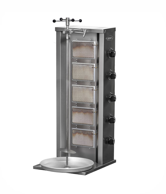 Machine à Doner kebabmanuel  Eco  5 Radiants à GAZ - PIMAK -  DO8/M78