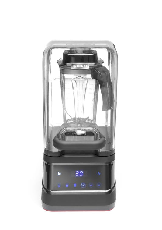 Blender Bar numérique avec caisson insonorisant, HENDI, 2,5L, Noir, 220-240V/1680W, 250x300x(H)546mm