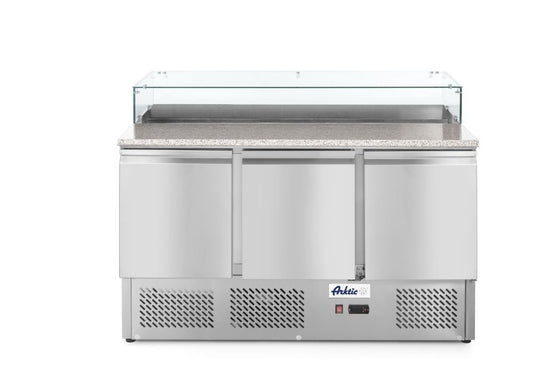 Saladette pizza 3 portes 380L, Arktic, 230V/310W, 1378x702x(H)1155mm