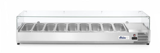 Vitrine réfrigérée GN 1/3, Arktic, 9x GN 1/3, 230V/180W, 2005x420x(H)456mm