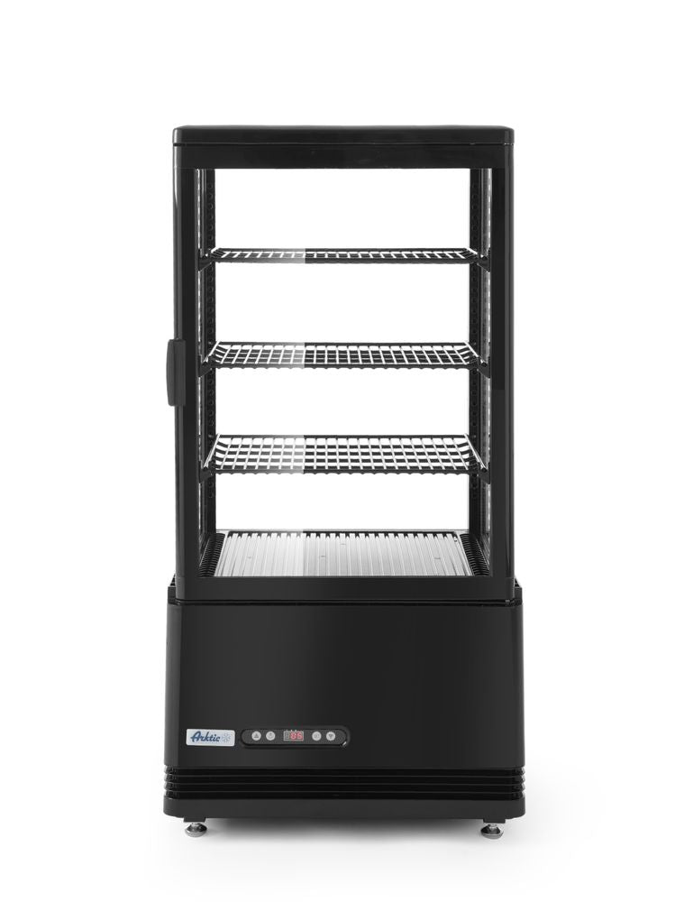 Vitrine de table, 68 litres, Arktic, Noir, 230V/170W, 444x397x(H)875mm