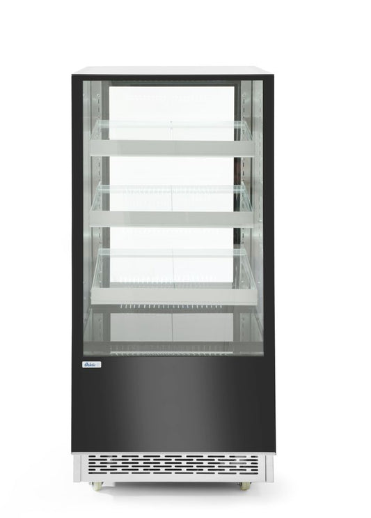 Vitrines réfrigérées avec 3 étagères inclinées, Arktic, 300L, 230V/480W, 650x833x(H)1460mm