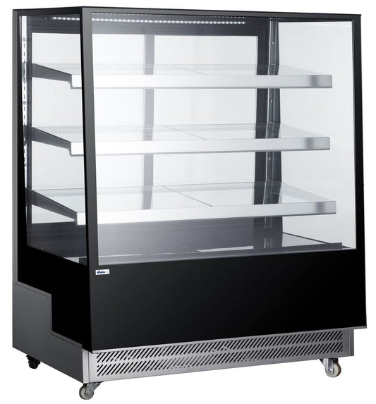 Vitrines réfrigérées avec 3 étagères inclinées, Arktic, 650L, 230V/490W, 1200x833x(H)1460mm