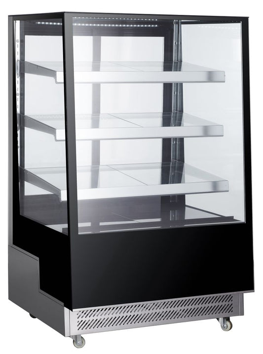 Vitrines réfrigérées avec 3 étagères inclinées, Arktic, 500L, 230V/490W, 900x833x(H)1460mm