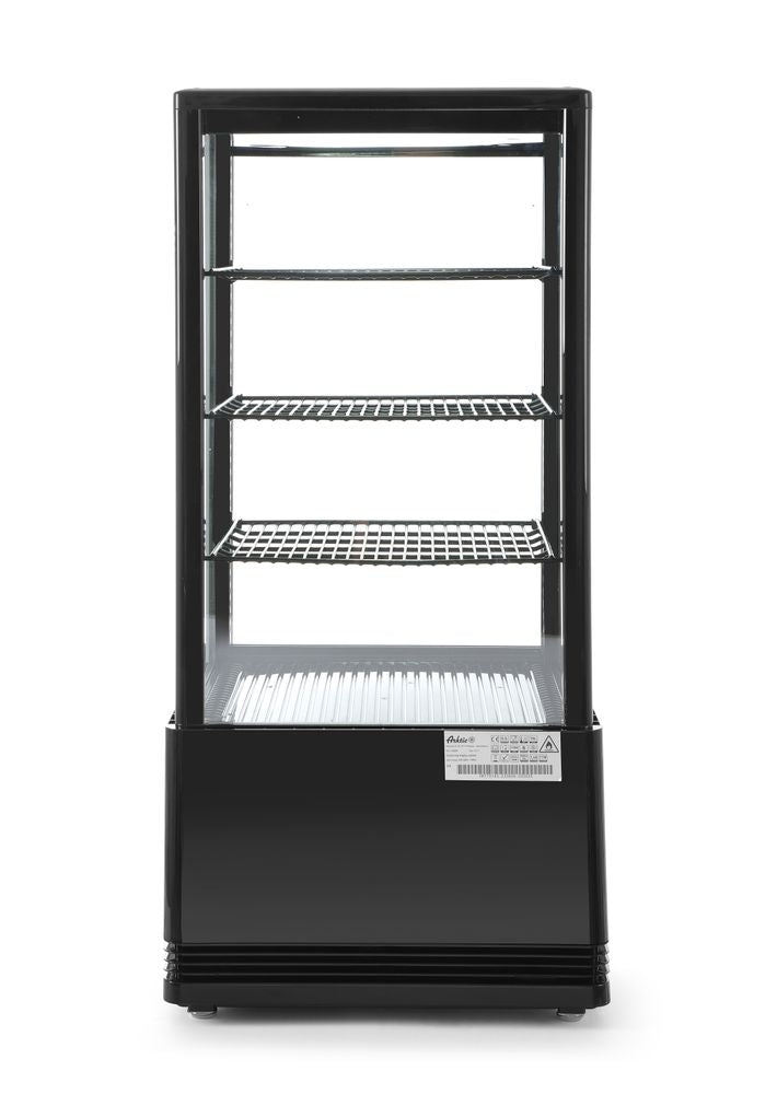 Vitrine de table, 78 litres, Arktic, noir, 230V/170W, 444x397x(H)940mm