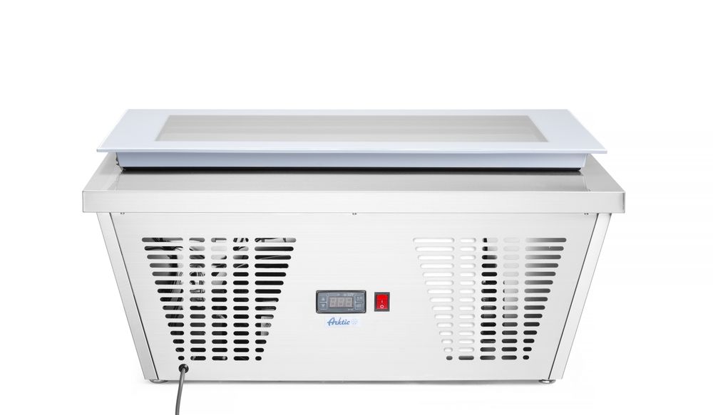 Vitrine réfrigérée négatif pour crème glacée, Arktic, 220-240V/210W, 867x735x(H)373mm