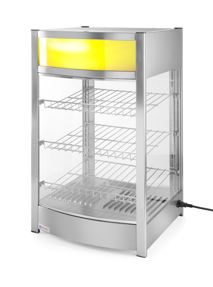 Vitrine de table chauffante, HENDI, 97 litres, 230V/800W, 460x467x(H)785mm