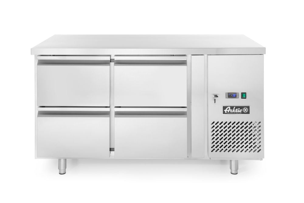 Réfrigérateur comptoir avec quatre tiroirs Profi LIne 280L, Arktic, Profi Line, 230V/250W, 1360x700x(H)858mm