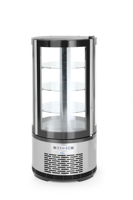 Vitrine de présentation pâtisserie ronde , Arktic, 100L, 230V/210W, ⌀480x(H)1065mm