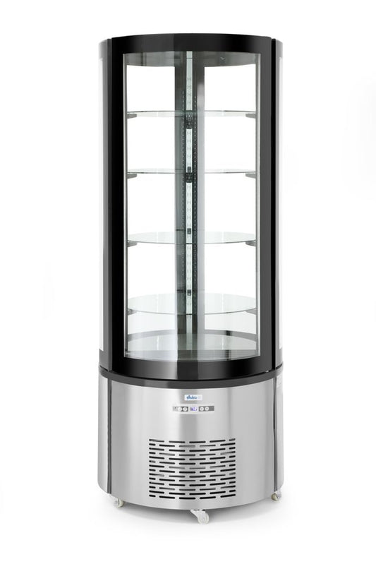 Vitrine de présentation pâtisserie ronde , Arktic, 360L, 220-240V/460W, ⌀680x(H)1755mm