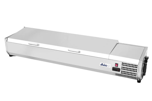 Vitrine réfrigérée GN 1/3, Arktic, 6x GN 1/3, 230V/180W, 1405x420x(H)630mm