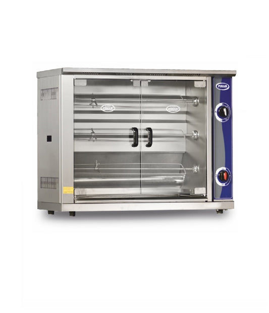 Rôtissoire pro murale 3 broches à poser 15 poulets  à GAZ - PIMAK -  PI2/M004-DG