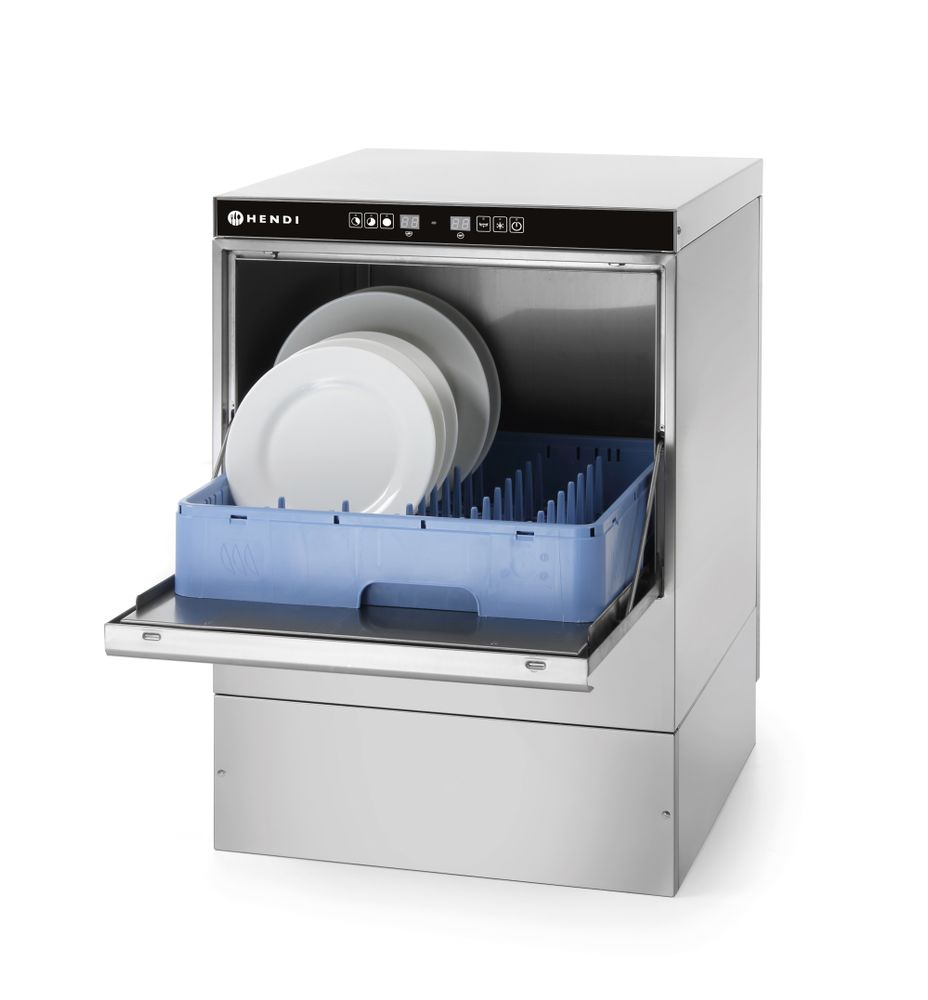 Lave-vaisselle 50x50 -commande électronique, HENDI, 230V/3600W, 576x645x(H)837mm