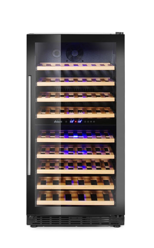Cave à vin à double zone, 72 bouteilles, Arktic, 232L, 220-240V/110W, 595x675x(H)1215mm