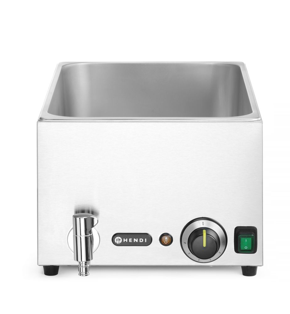 Bain-marie avec robinet de vidange HENDI Ranger , HENDI, GN 1/1, 230V/1000W, 576x334x(H)241mm